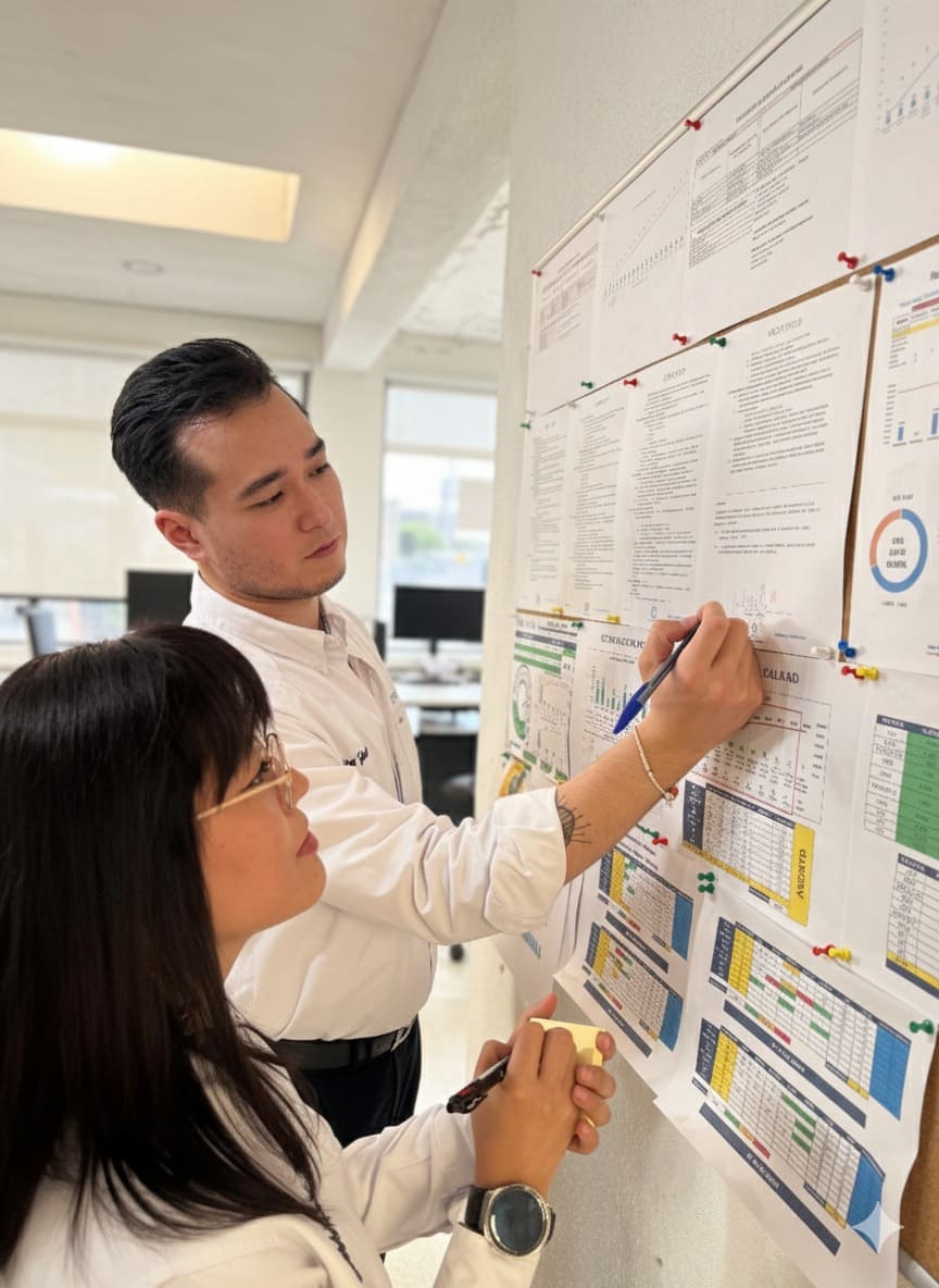 Administración mexicana-japonesa para la máxima eficiencia.